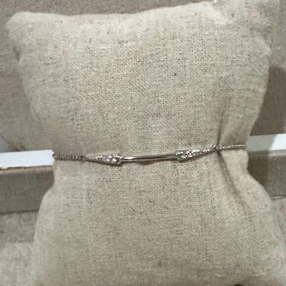 Stella & Dot Warrior Bracelet-Silver - Picture 4 of 5